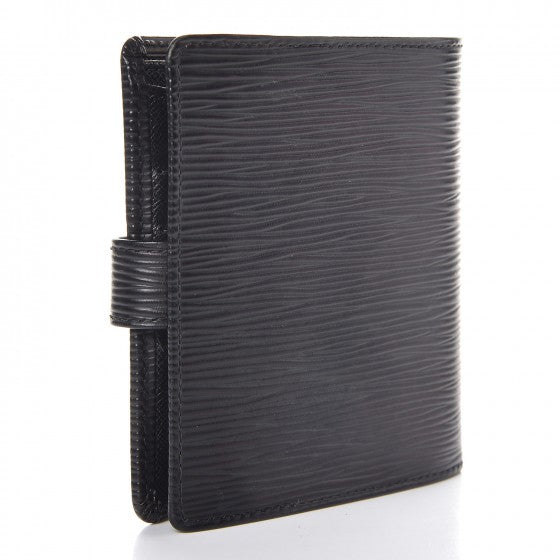 Louis Vuitton Epi Porte-Billets Compact Wallet Black 3 of 8