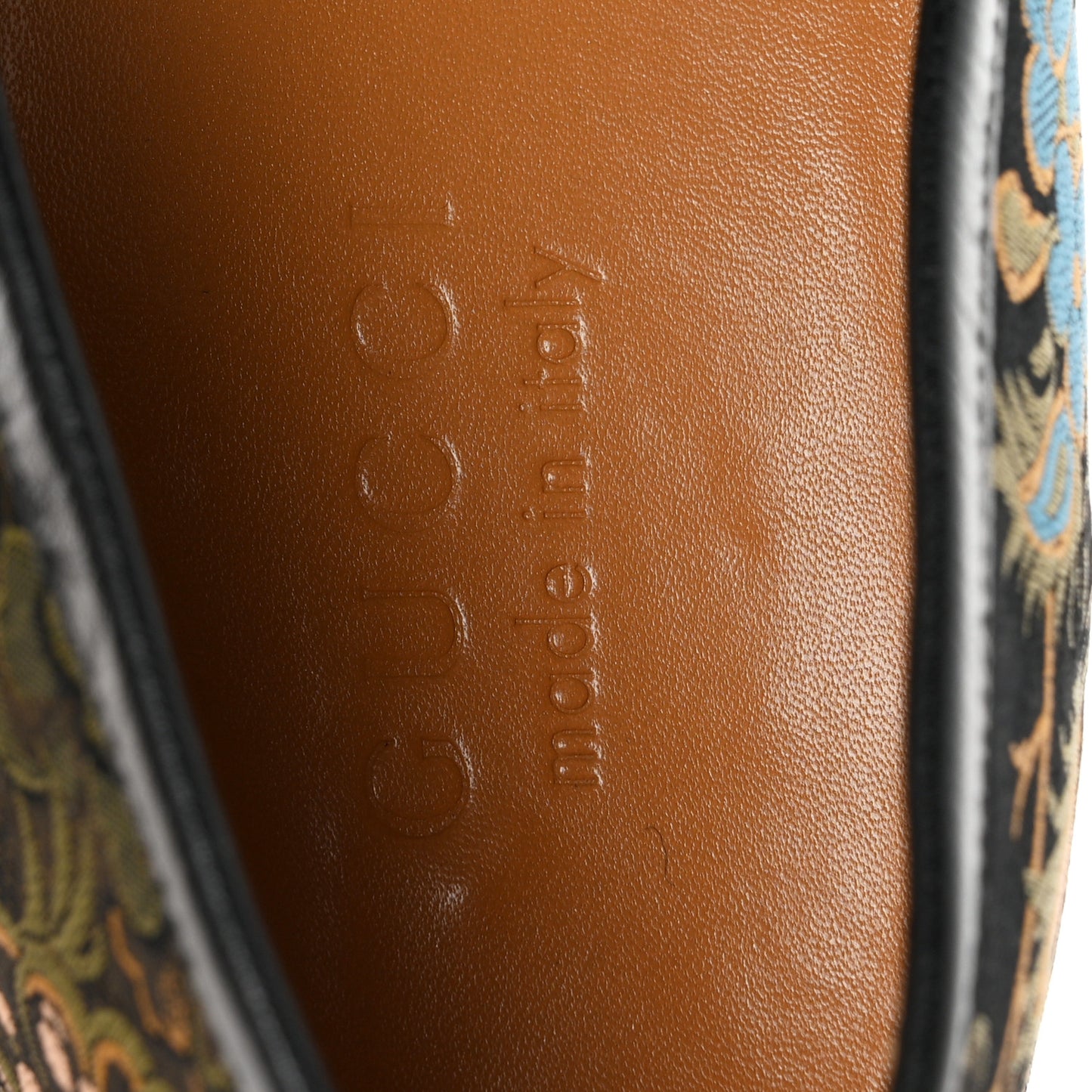Jacquard Horsebit Artichoke Flower Mens Jordaan Loafers 10.5 Black Multicolor