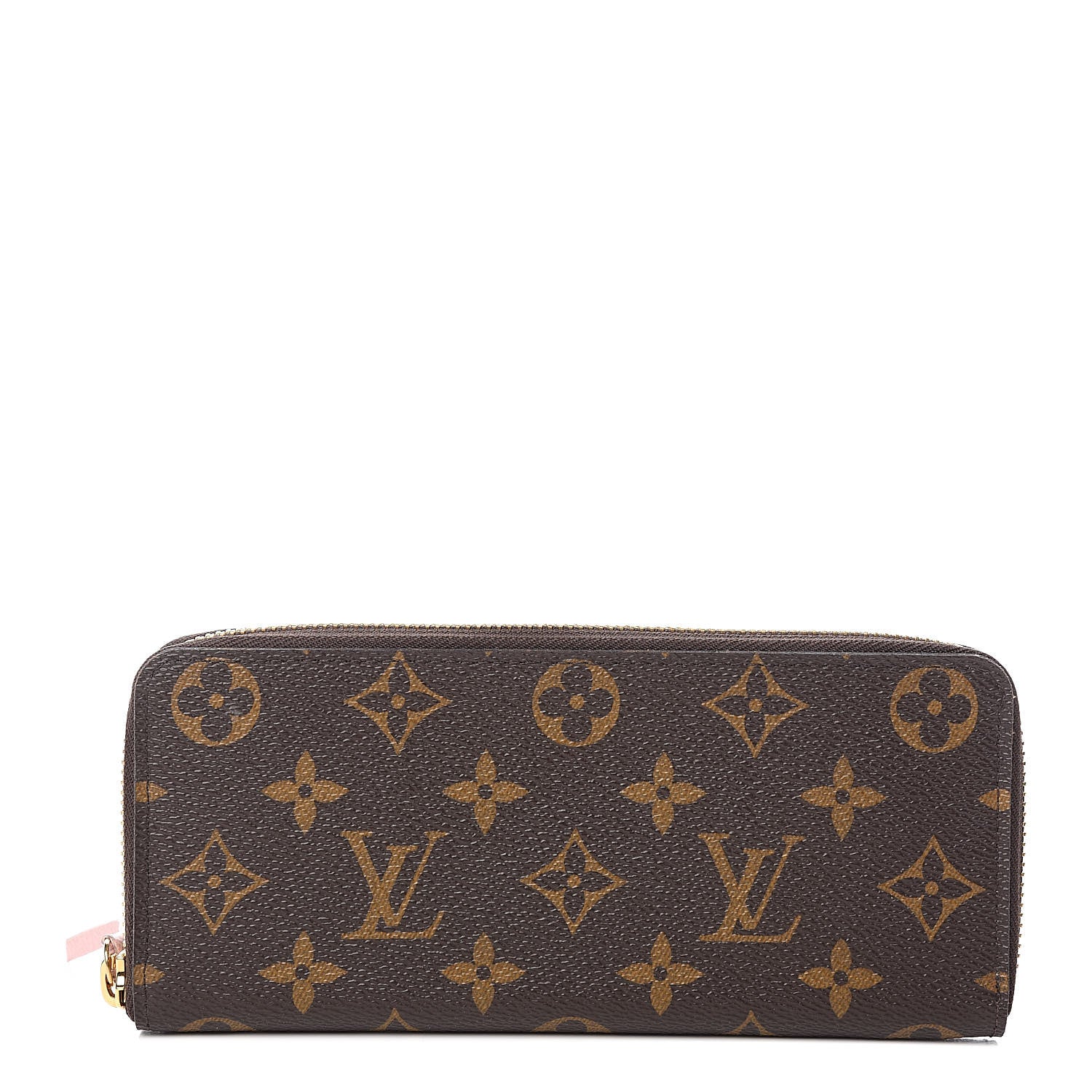 Louis Vuitton Monogram Clemence Wallet Rose Ballerine 1 of 7