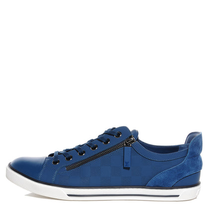 Louis Vuitton Damier Challenge Zip Up Sneakers 9 Blue 1 of 7