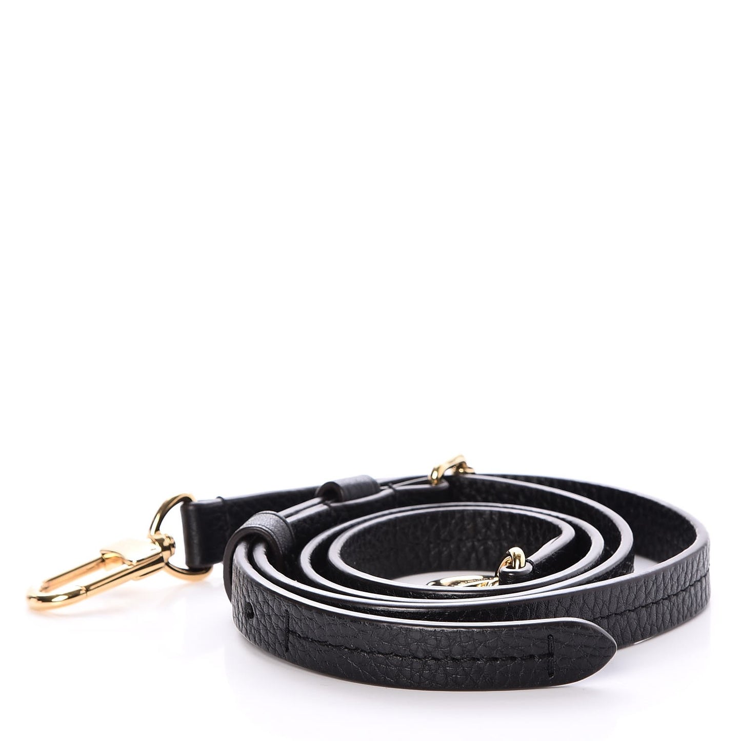Calfskin Adjustable Retiro NM Shoulder Strap Black