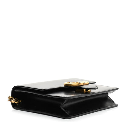 Gucci Knight Calfskin Small GG Marmont Chain Handle Bag Black 4 of 14