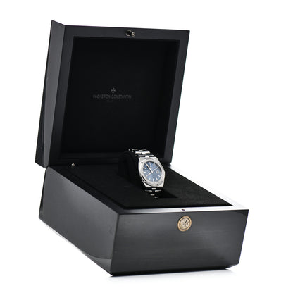 Vacheron Constantin Stainless Steel Diamond Bezel 33mm Overseas Quartz Watch Blue 1205V/100A-B590 6 of 6