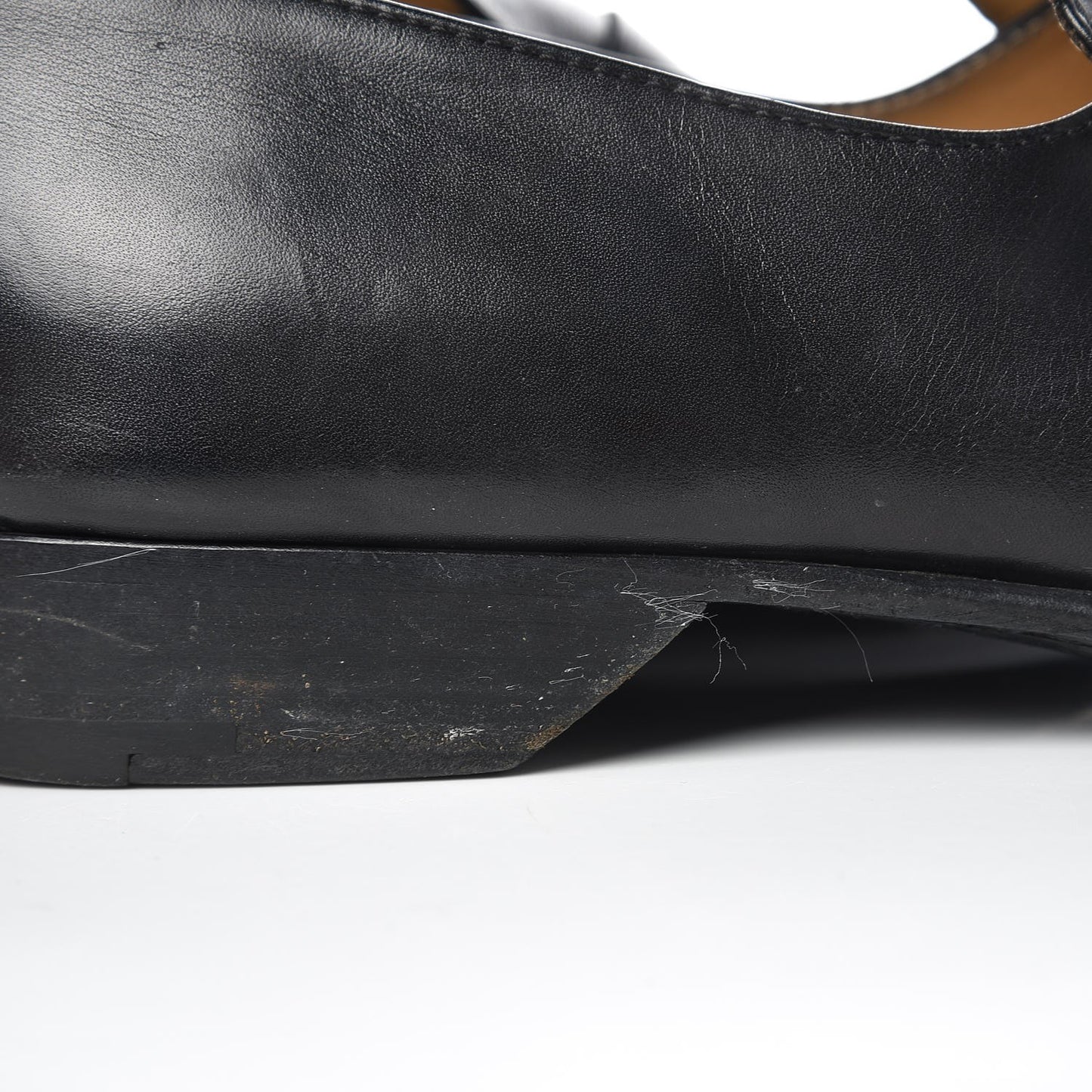 Mens Calfskin Loafers 10.5 Black