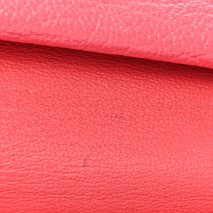 Hermes Chevre Mysore Mini Bearn Wallet Rose Lipstick 8 of 9