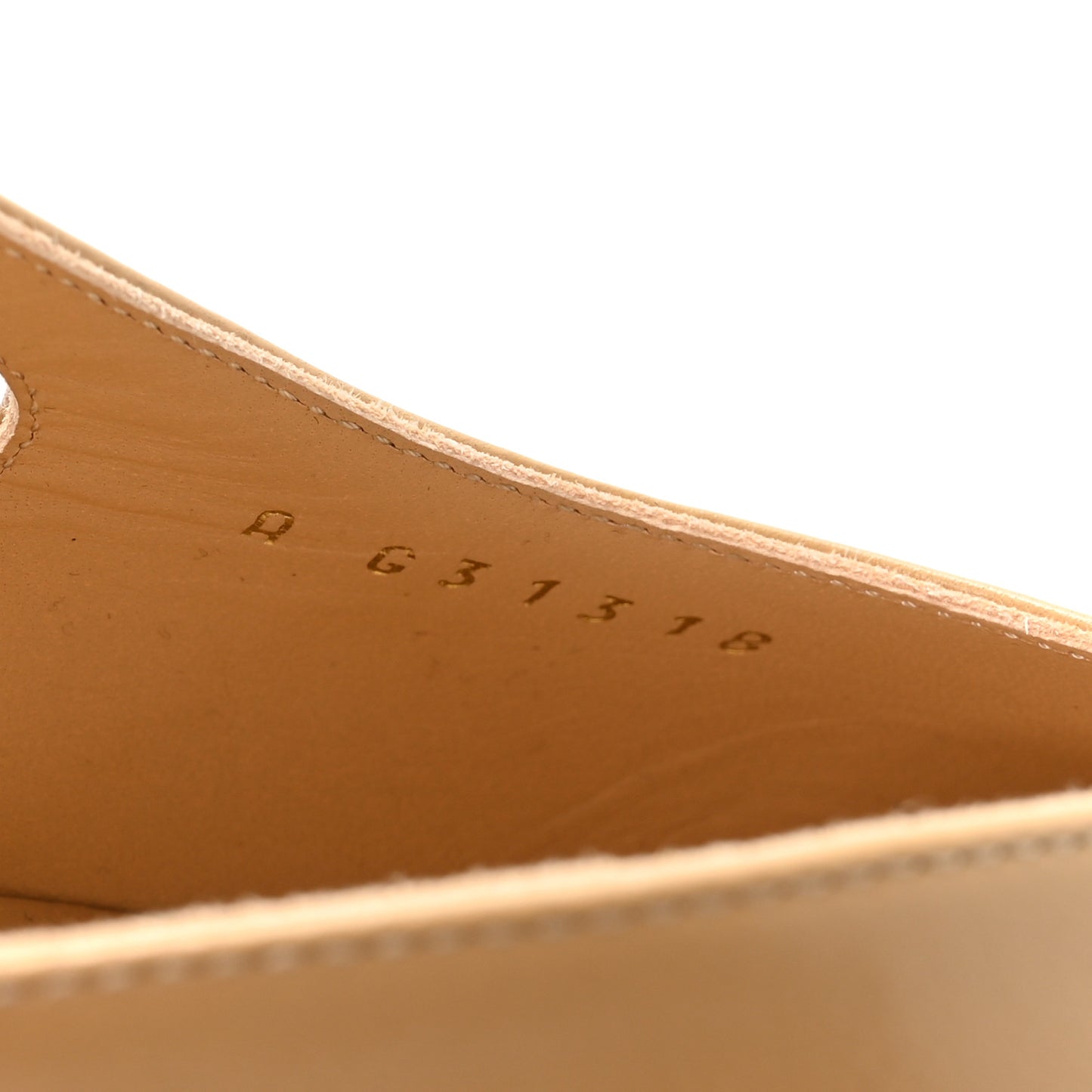 Goatskin Grosgrain Cap Toe CC Slingback Pumps 39 Beige Black