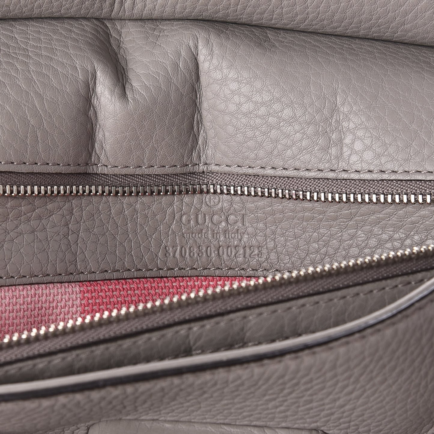 Cellarius Calfskin Large Bamboo Daily Top Handle Bag Storm Grey