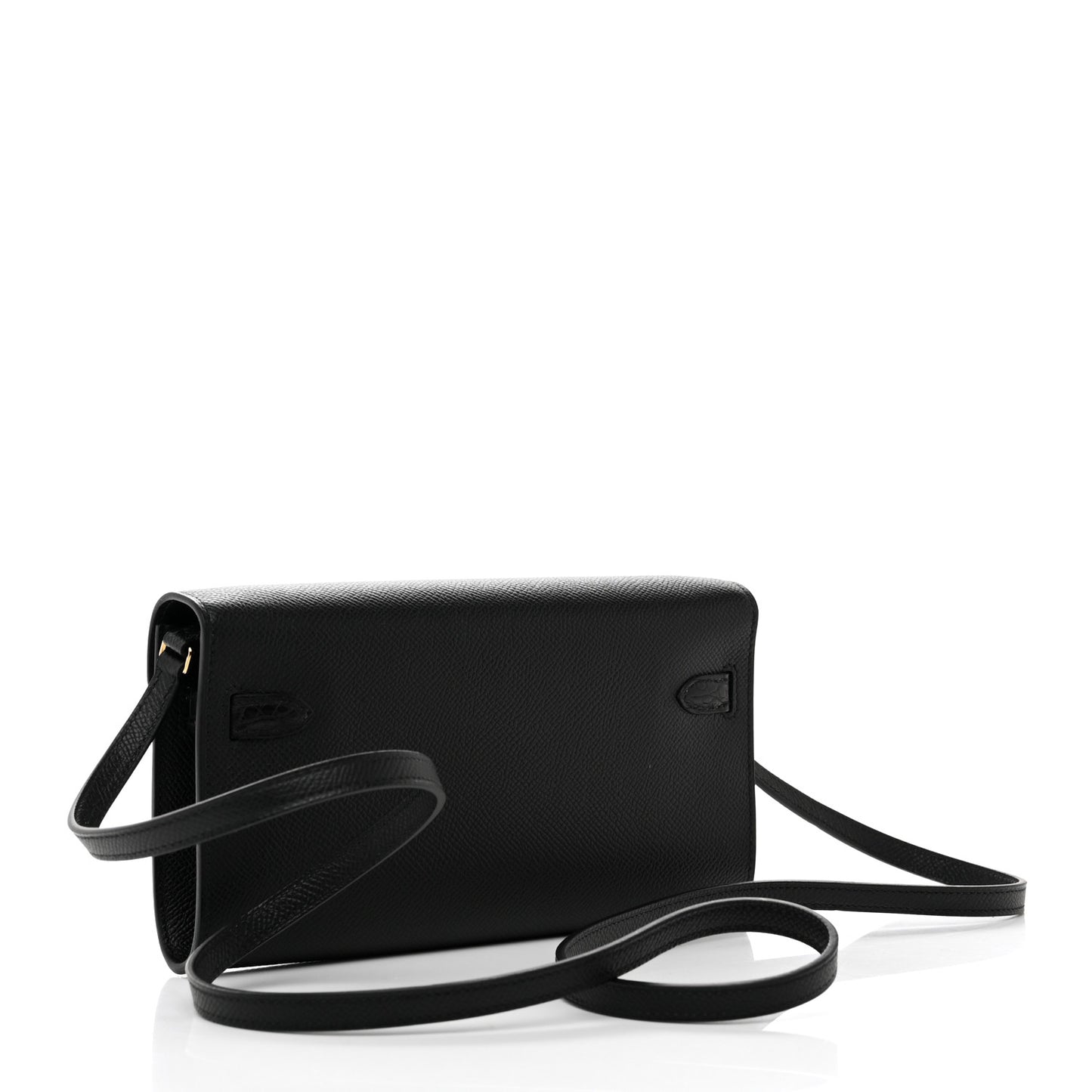Epsom Matte Alligator Touch Kelly Wallet To Go Black