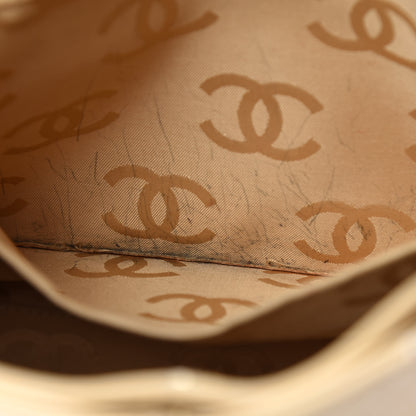Chanel Calfskin Wild Stitch Tote Beige 11 of 13