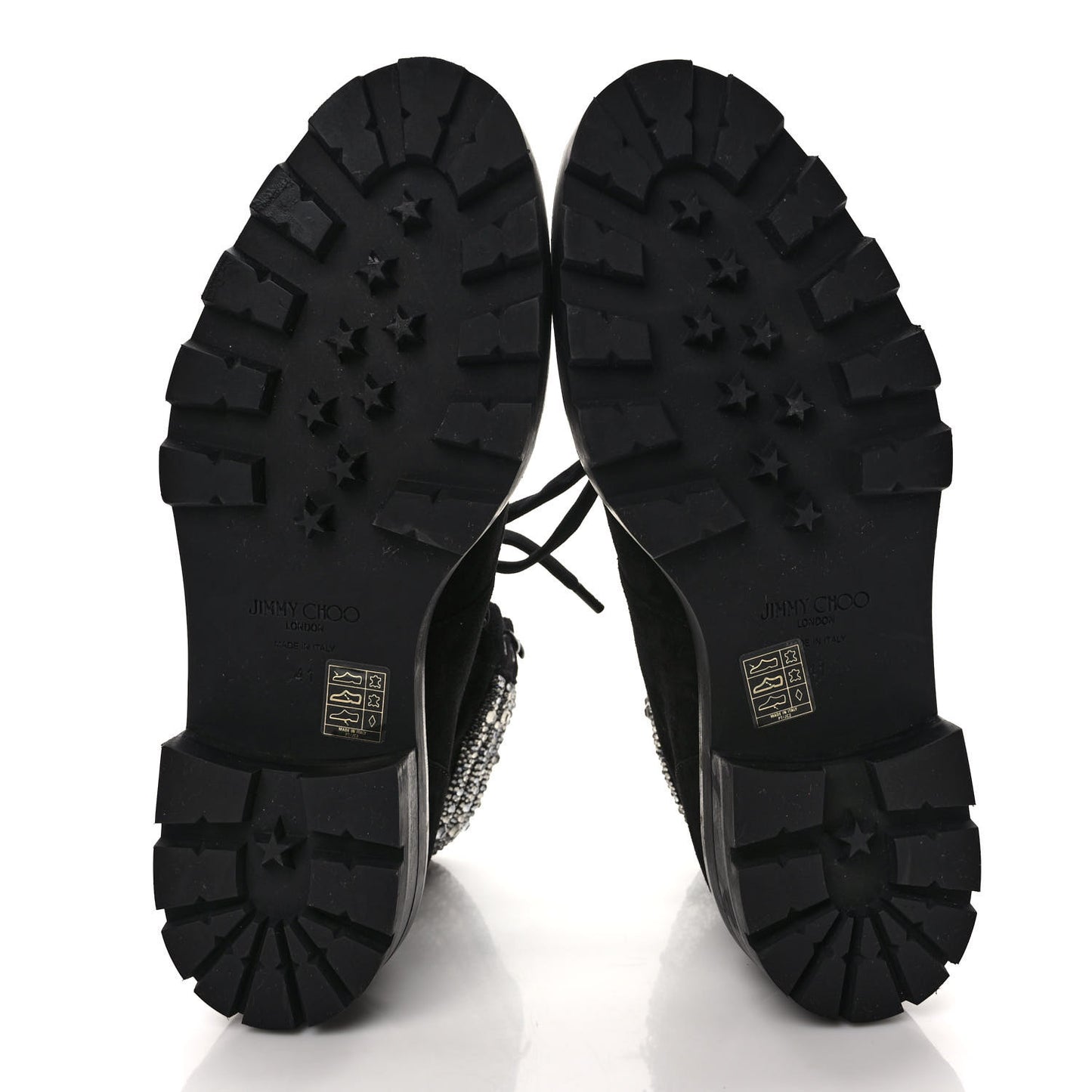 Suede Swarovski Crystal Womens Eshe Flat Boots 41 Black