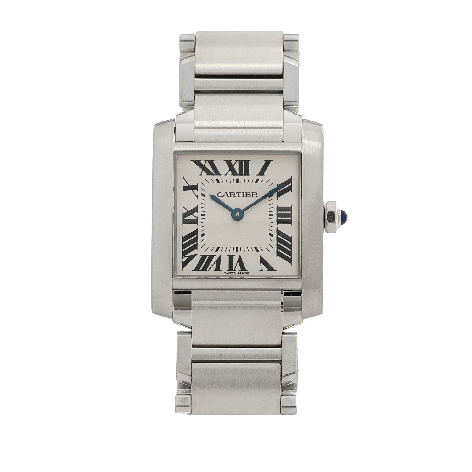 Cartier Stainless Steel 25mm Tank Francaise Quartz Watch 1 of 5