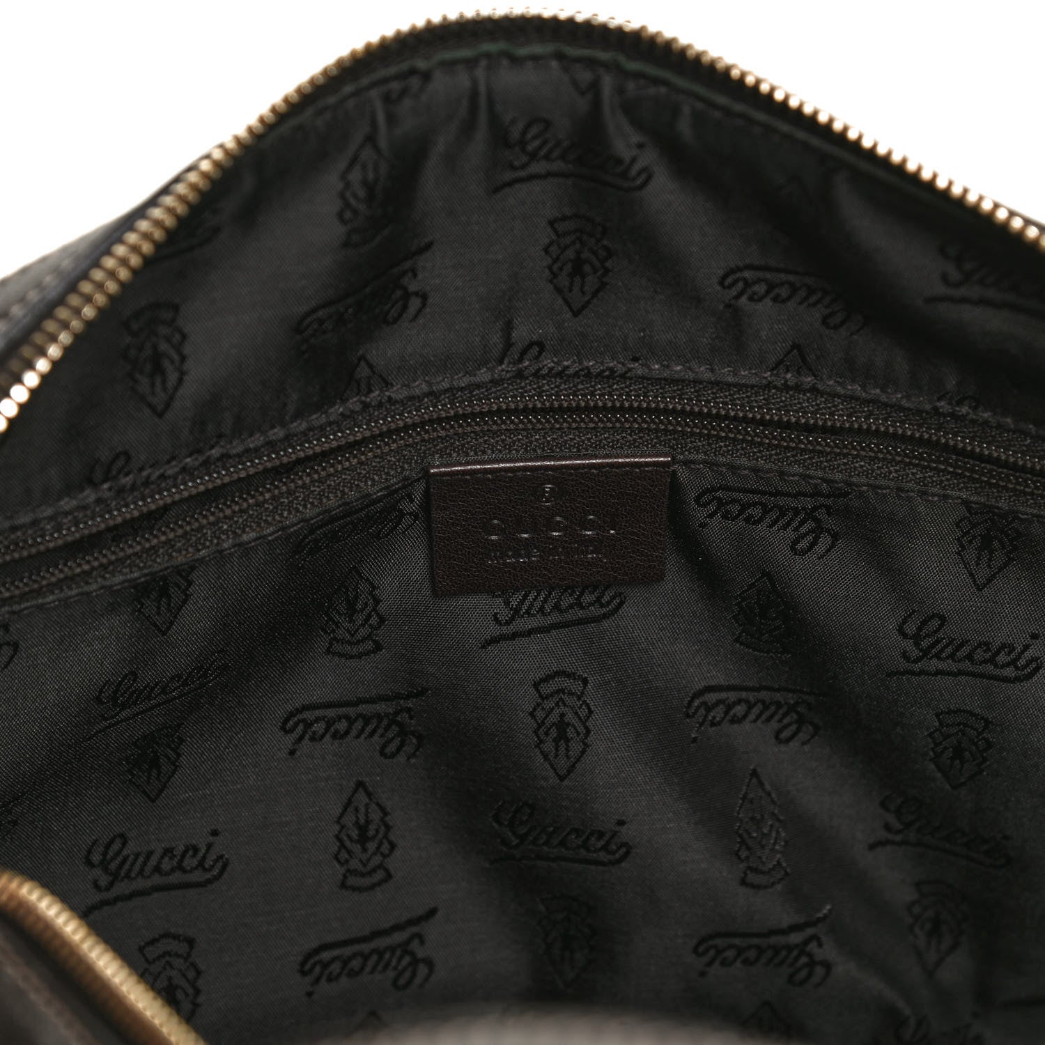 Gucci Crystal Monogram Duchessa Boston Bag Brown 6 of 12