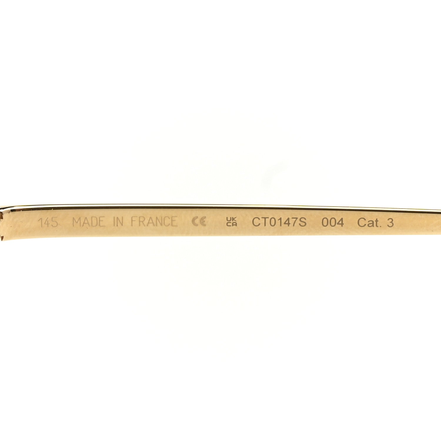 Cartier Metal Panthere De Cartier Sunglasses CT0147S Gold Red 6 of 7