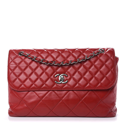 Chanel Calfskin Quilted In The Business Flap Red 2 of 15