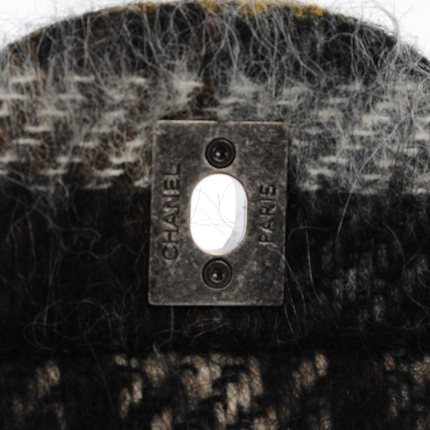 Mohair Quilted Tartan Day Flap Dark Multicolor
