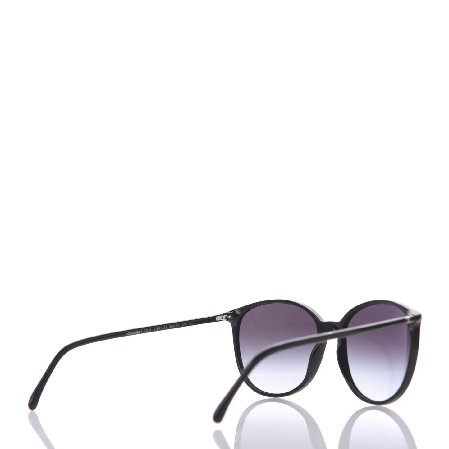 Acetate Round Sunglasses 5278 Black