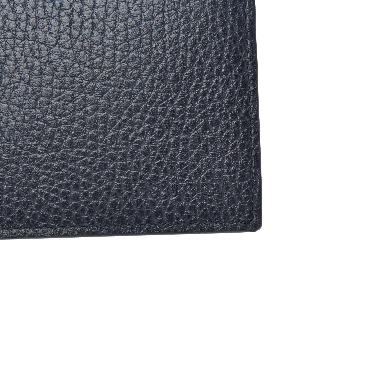 Gucci Dollar Calfskin Bi-Fold Wallet Navy 6 of 8