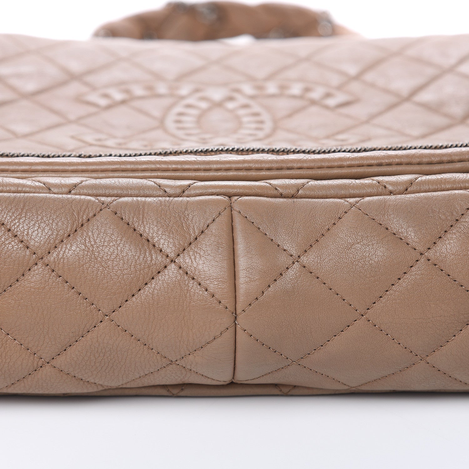 Chanel Calfskin Quilted Istanbul Flap Beige 9 of 16