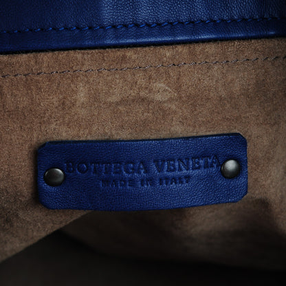 Bottega Veneta Nappa Intrecciato Bucket Bag Sapphire 6 of 8