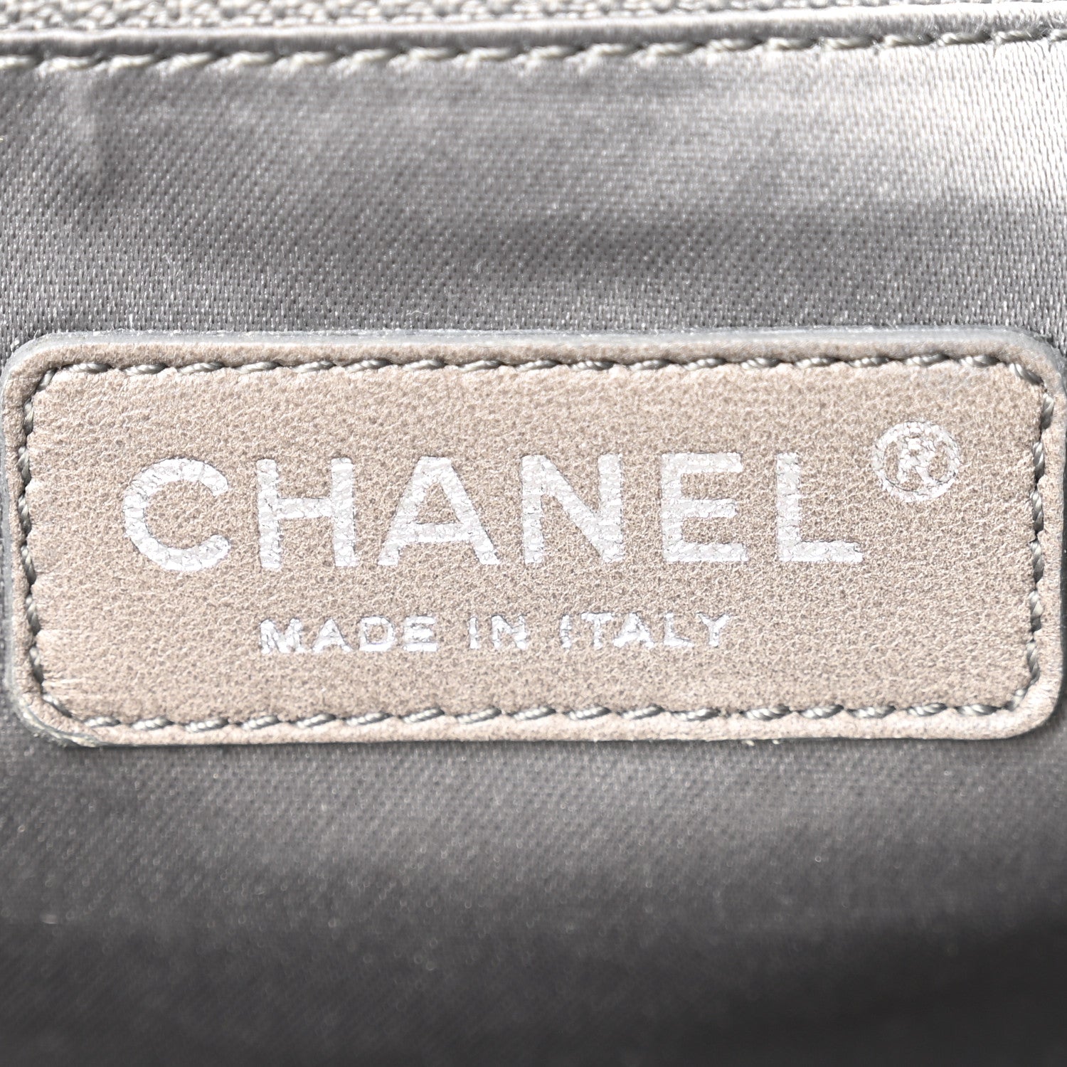 Chanel Calfskin Large Expandable Paris London Flap Bag Grey 6 of 10