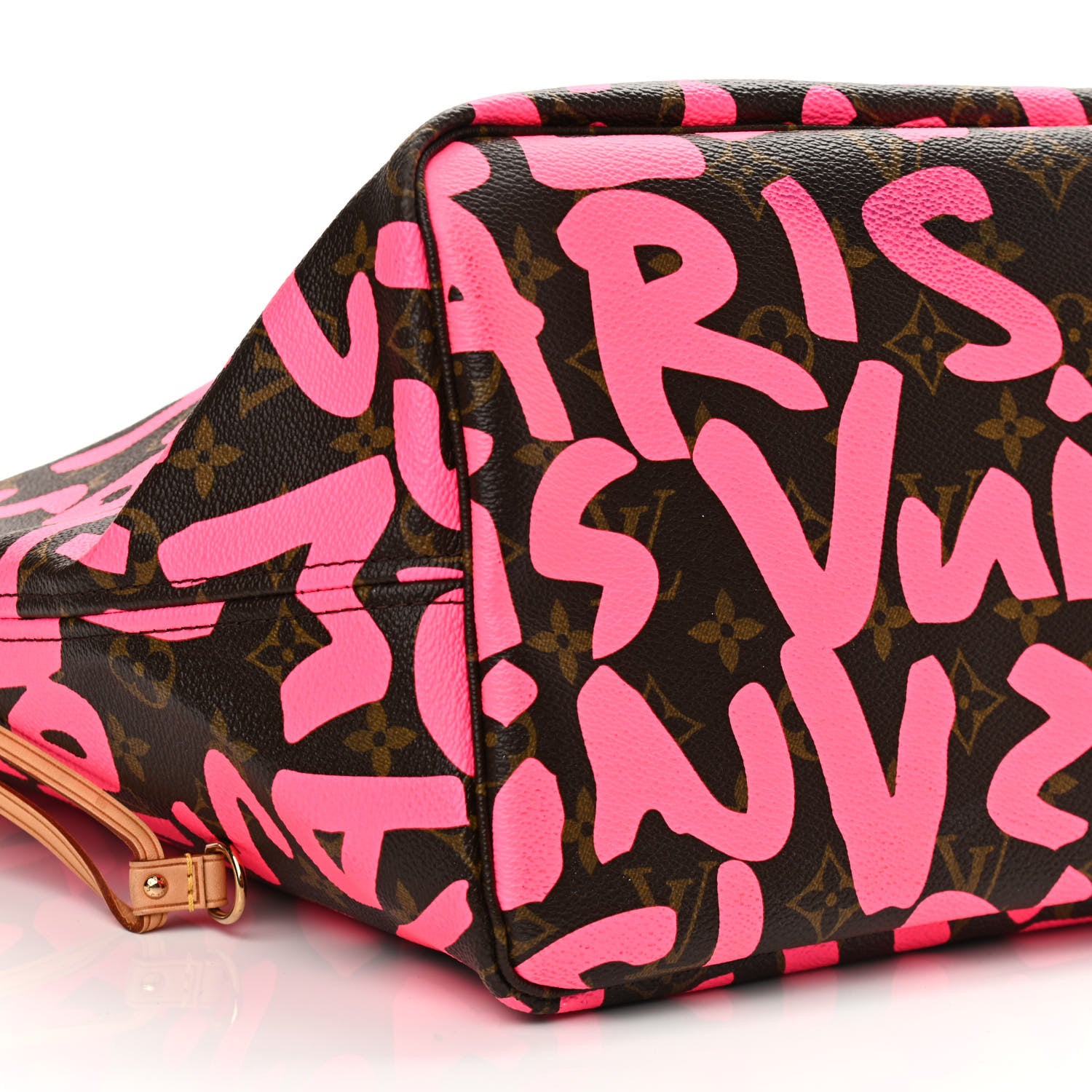 Louis Vuitton Monogram Graffiti Neverfull GM Fuchsia 9 of 11