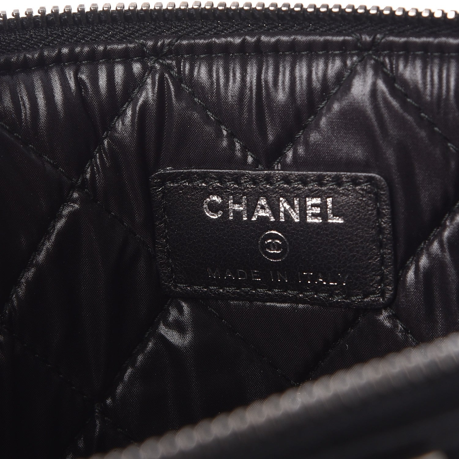 Chanel Caviar Quilted Medium Boy Cosmetic Case Black 6 of 8