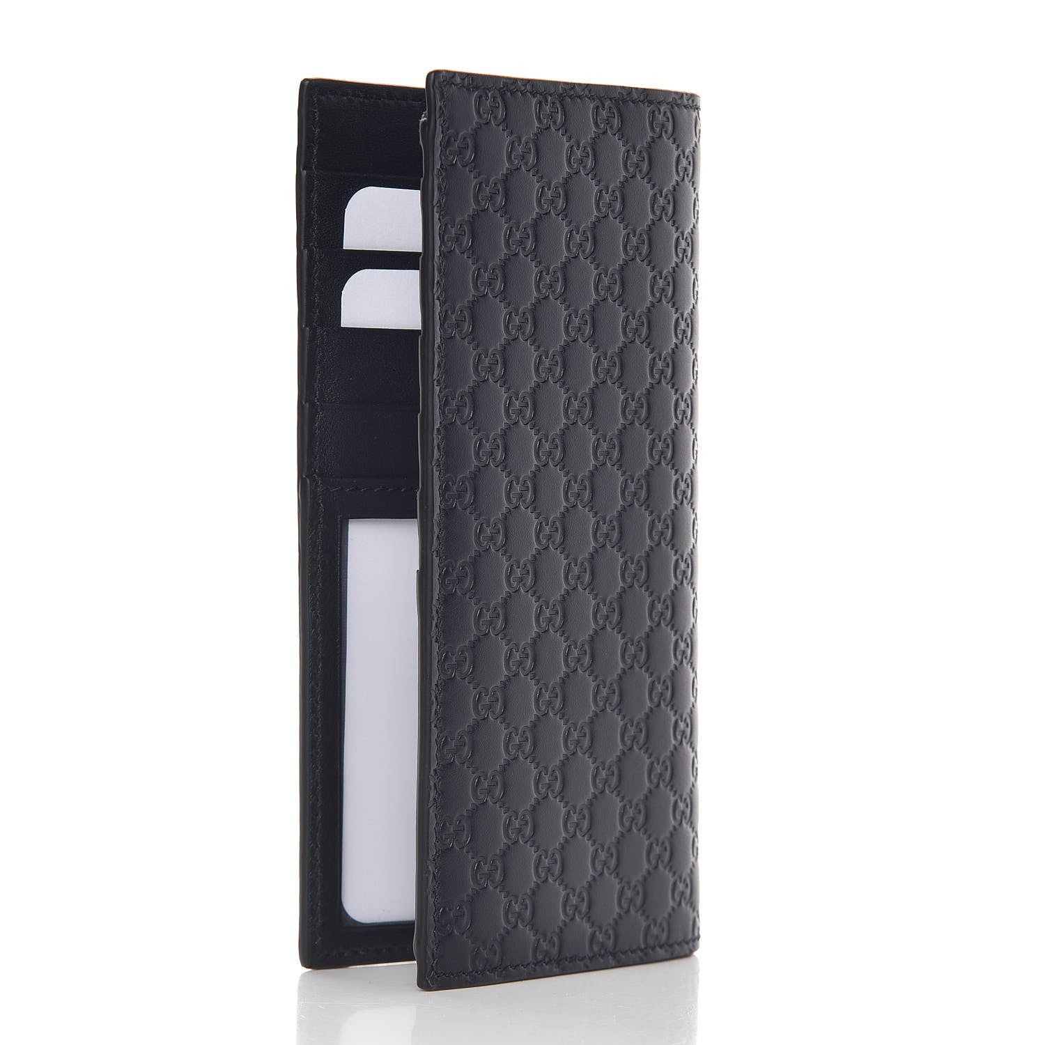 Gucci Microguccissima Bi-Fold Organizer Wallet Blue 3 of 8