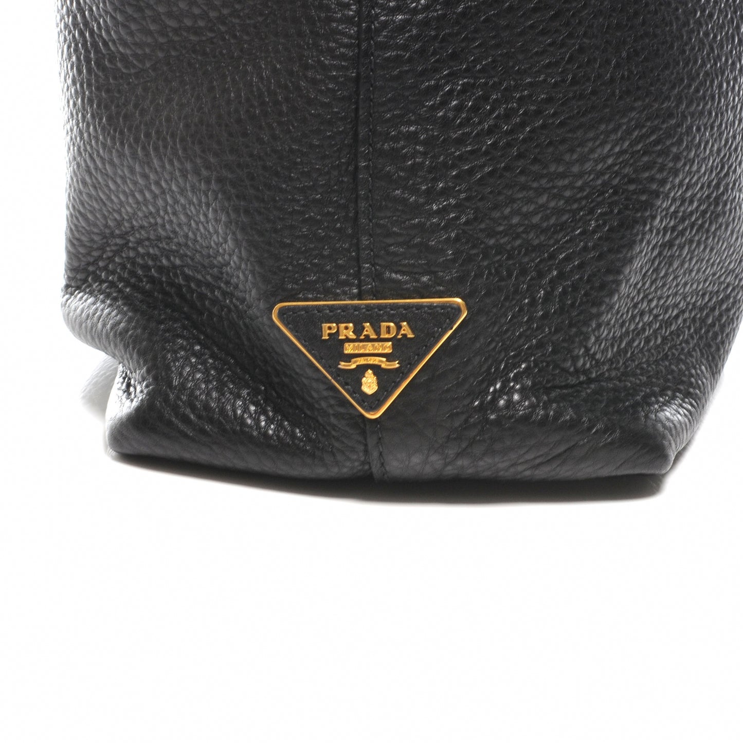 Vitello Daino Shoulder Bag Black