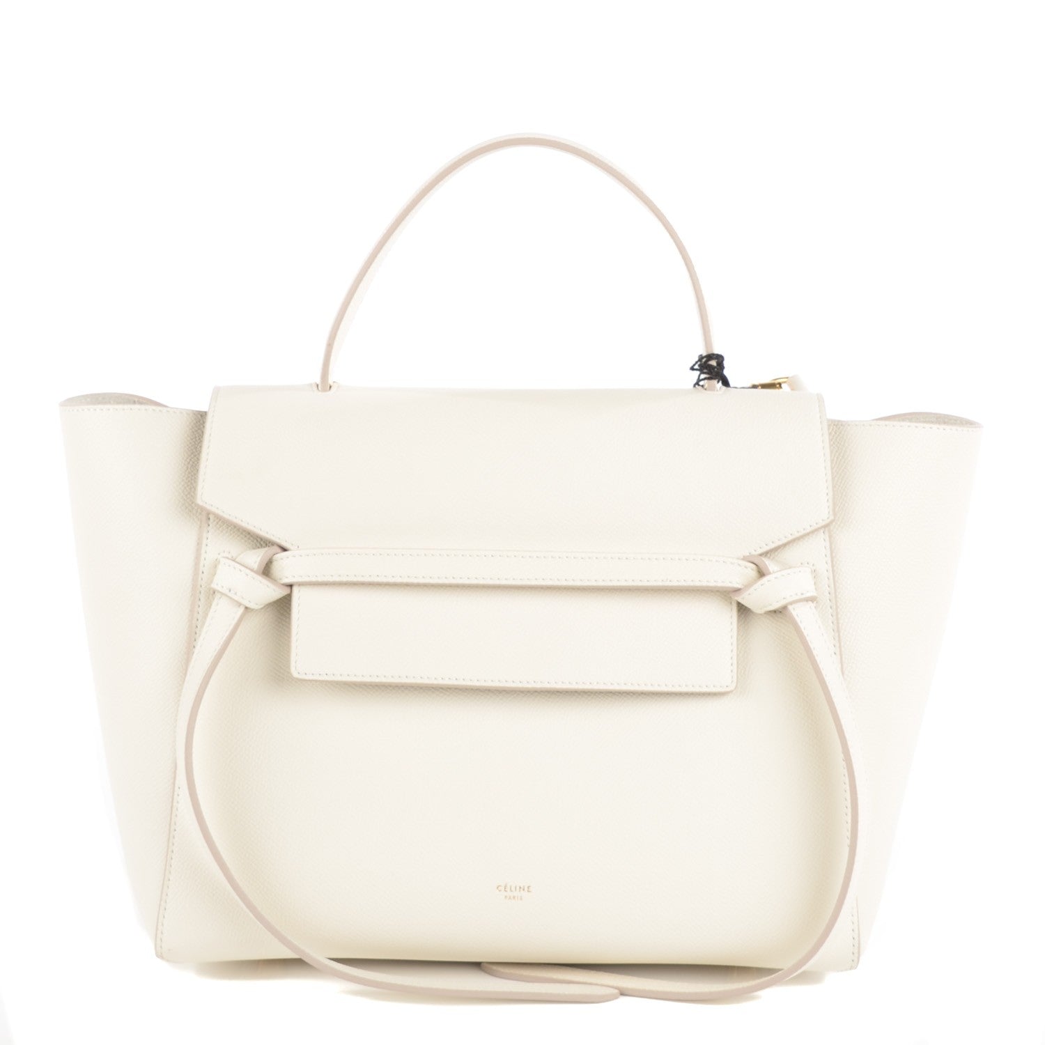 Celine Grained Calfskin Mini Belt Bag White 1 of 7