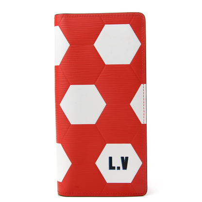 Louis Vuitton Epi World Cup Brazza Wallet Red 1 of 8
