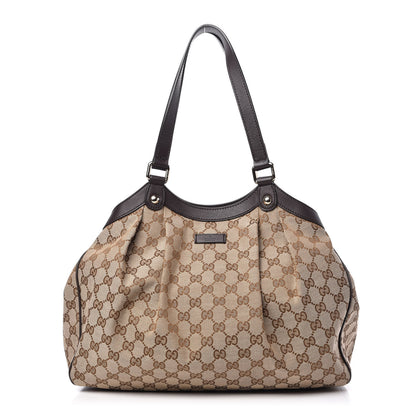 Gucci Monogram Shoulder Bag Dark Brown 1 of 10