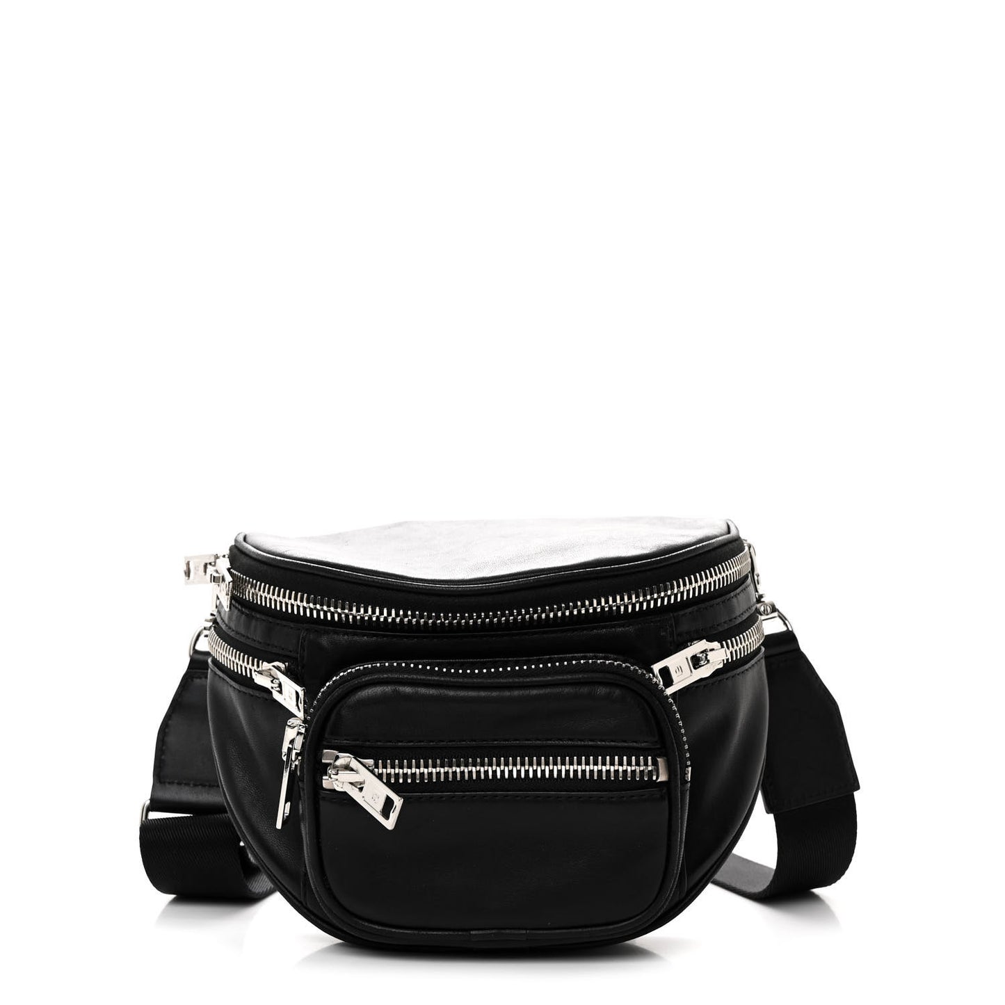 Lambskin Attica Crossbody Bag Black