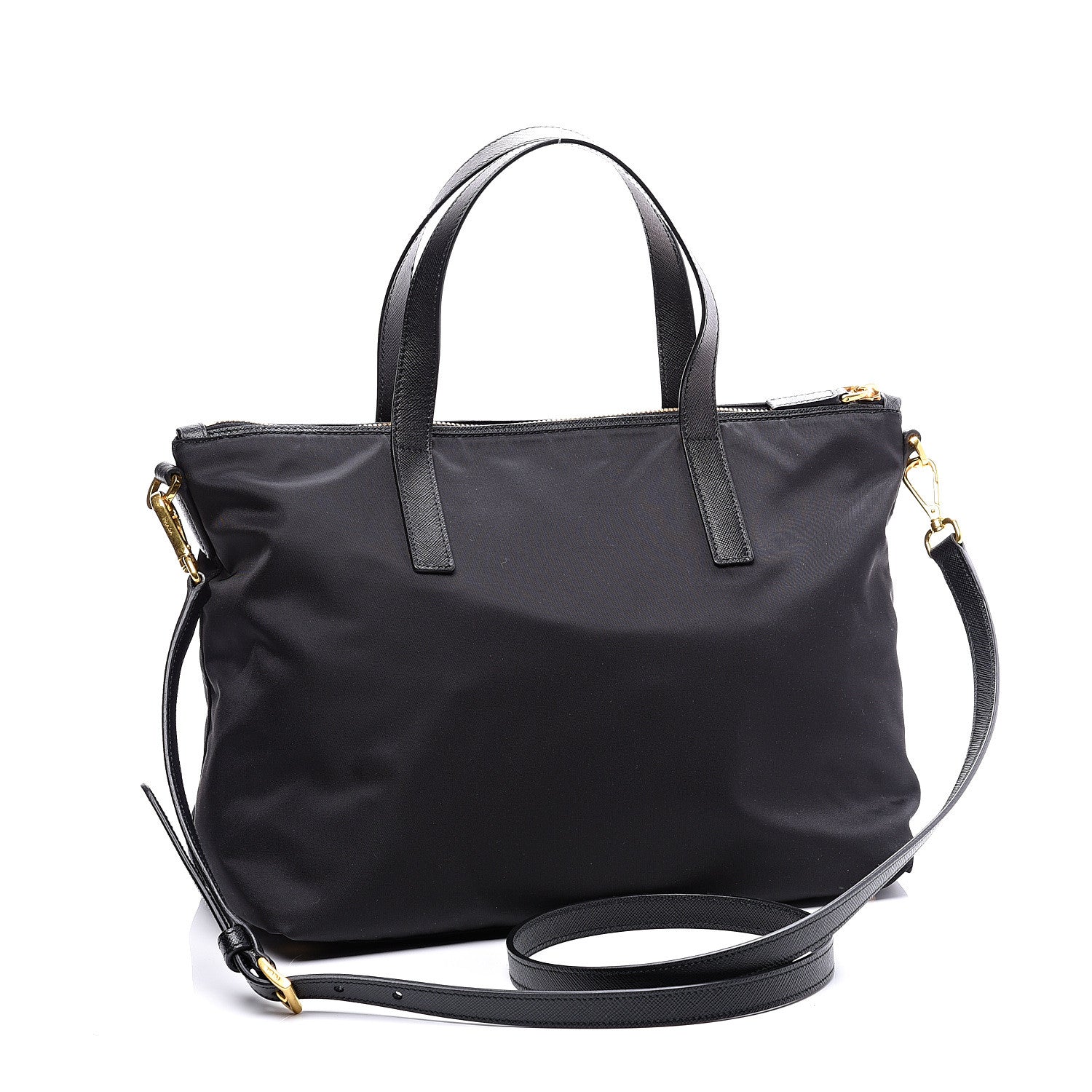 Prada Nylon Tessuto Hawaii Tote Bag Black 2 of 10