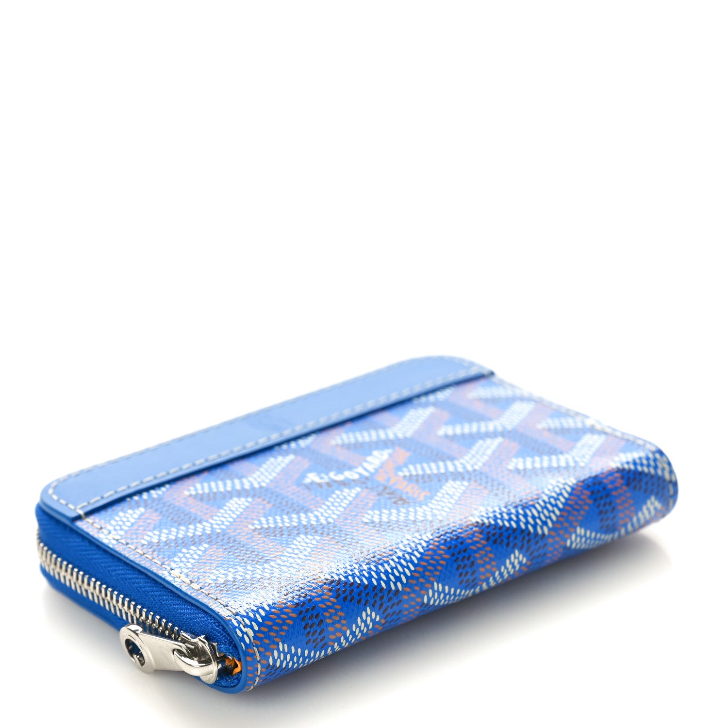 Goyard Goyardine Compact Wallet Blue 4 of 8