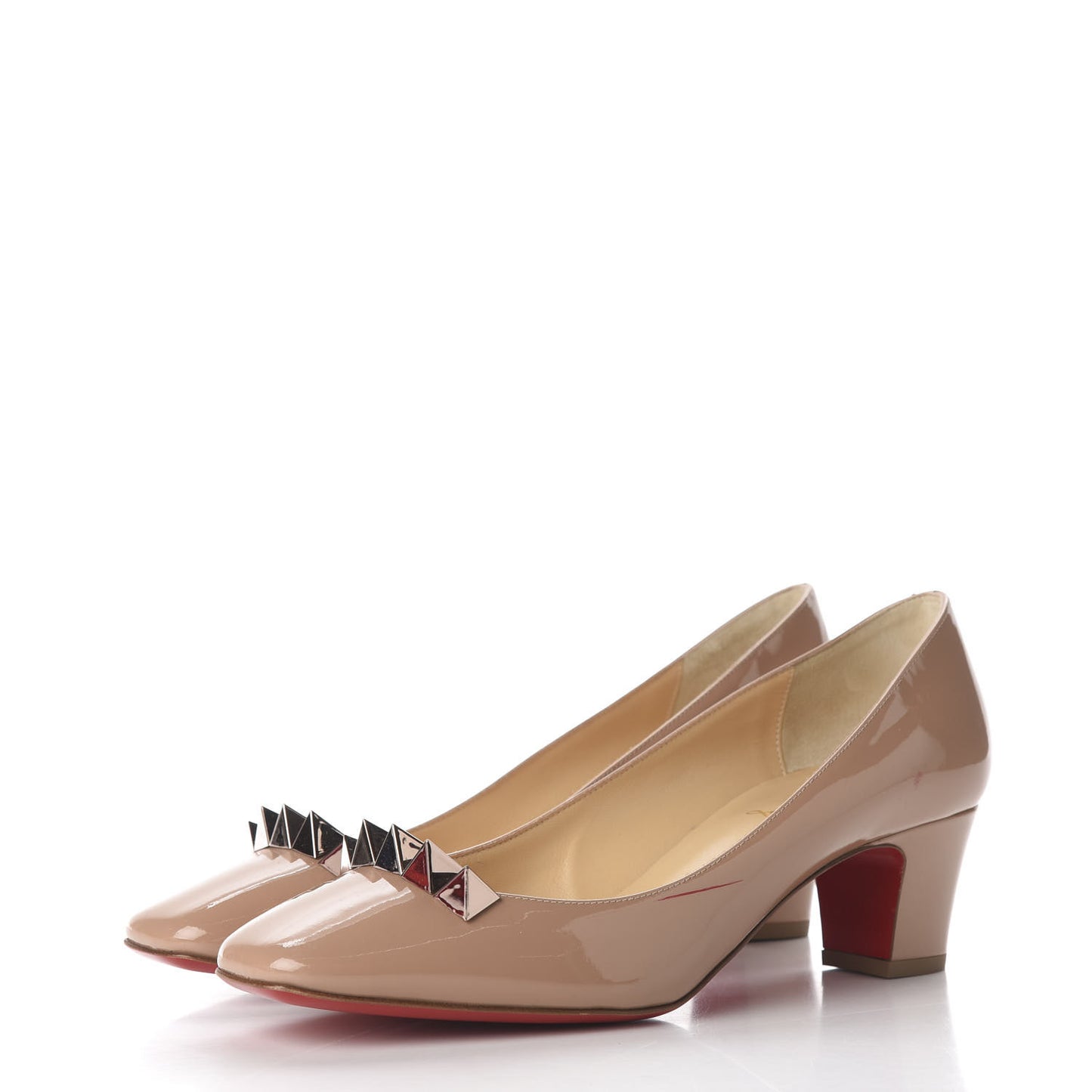 Patent Pyramidam 45 Pumps 40.5 Nude