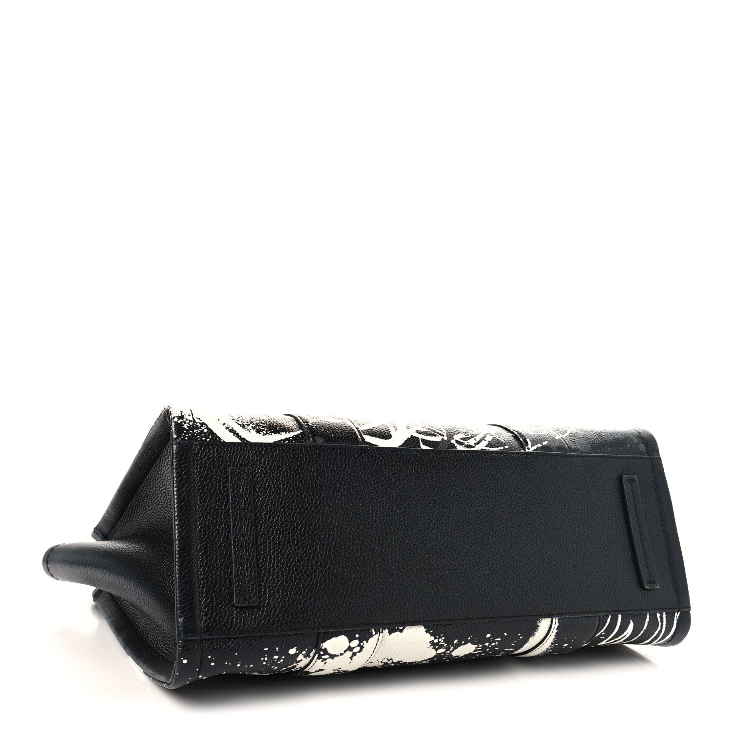 Marc Jacobs X FUTURA Grained Calfskin Large The Tote Bag Black 4 of 9