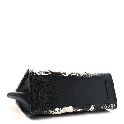 Marc Jacobs X FUTURA Grained Calfskin Large The Tote Bag Black 4 of 9