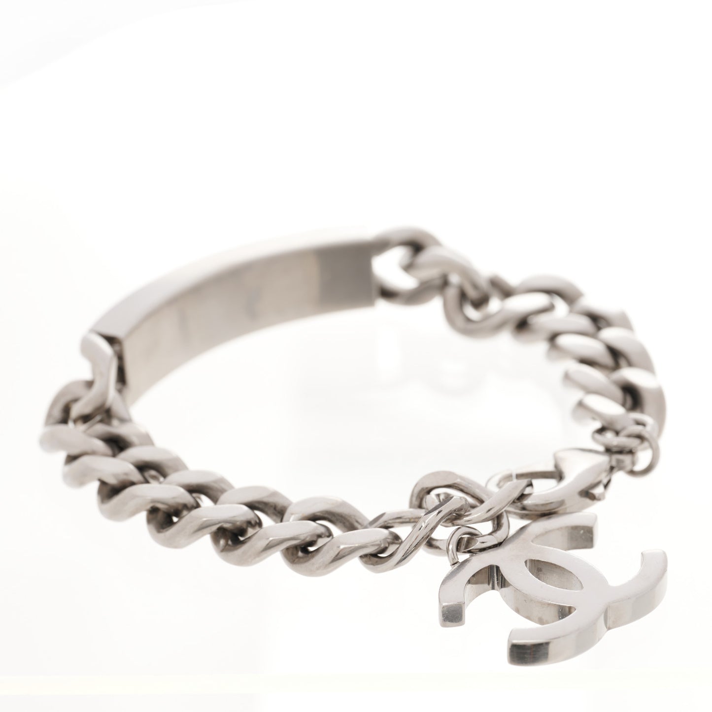 Chain ID CC Bracelet Silver