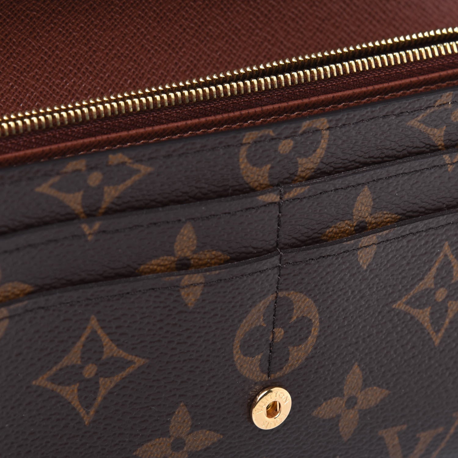 Louis Vuitton Monogram Sarah Wallet NM 8 of 11
