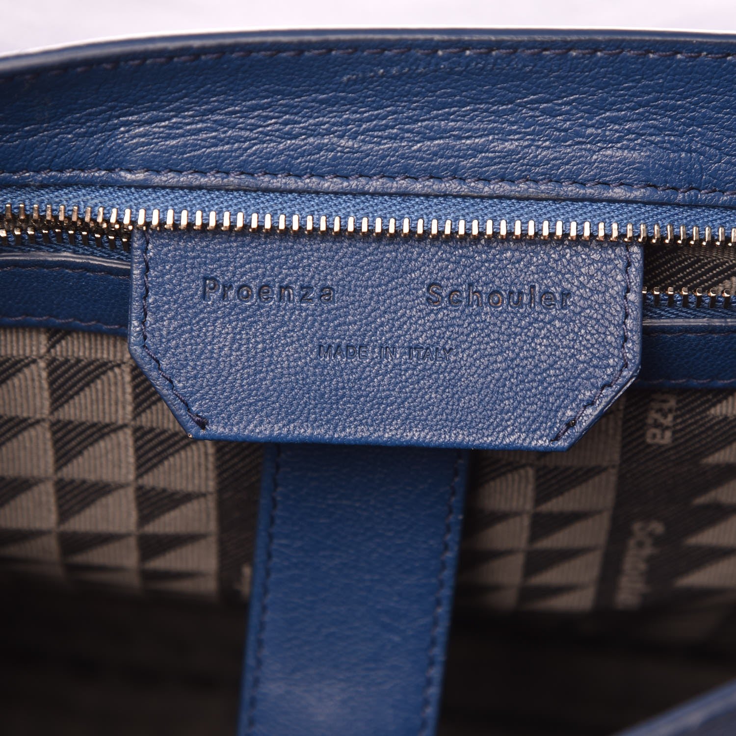 Proenza Schouler Lambskin Medium PS1 Satchel Peacock 8 of 9
