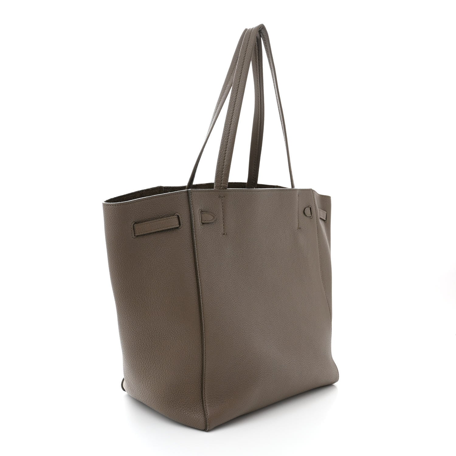 Celine Soft Grained Calfskin Medium Belt Cabas Phantom Taupe 3 of 10