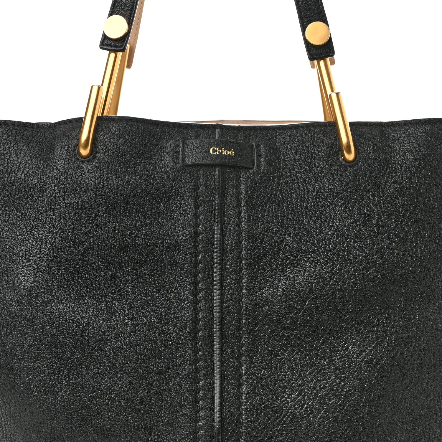 Chloe Grained Lambskin Keri Tote Black 6 of 8
