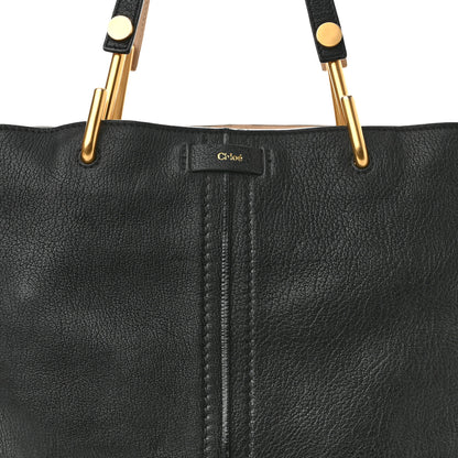 Chloe Grained Lambskin Keri Tote Black 6 of 8