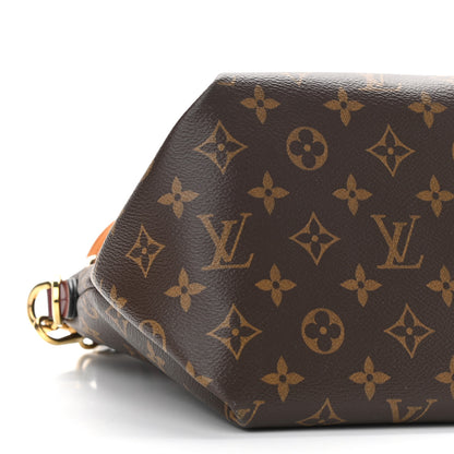 Louis Vuitton Monogram Beaubourg Hobo Mini Bordeaux Red Peach Safran Blue Jean Blue 8 of 9