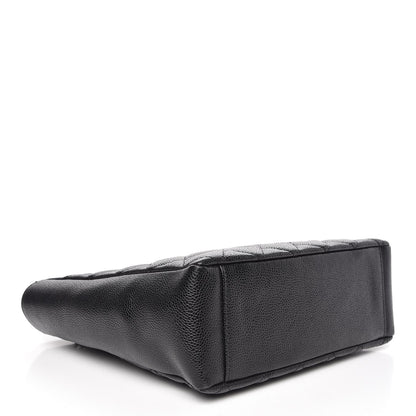 Chanel Caviar Quilted Petit Shopping Tote PST Black 4 of 9
