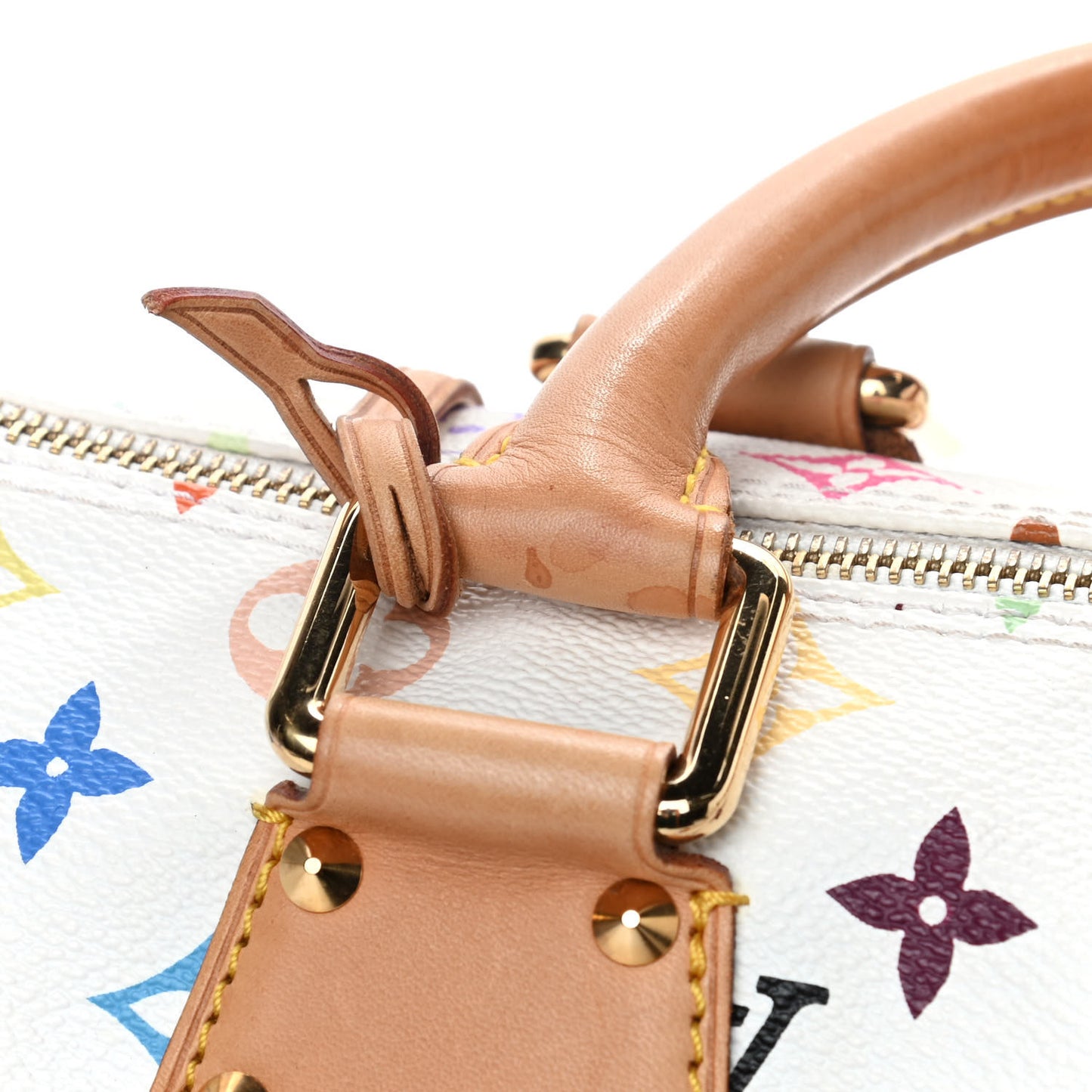 Monogram Multicolor Speedy 30 White