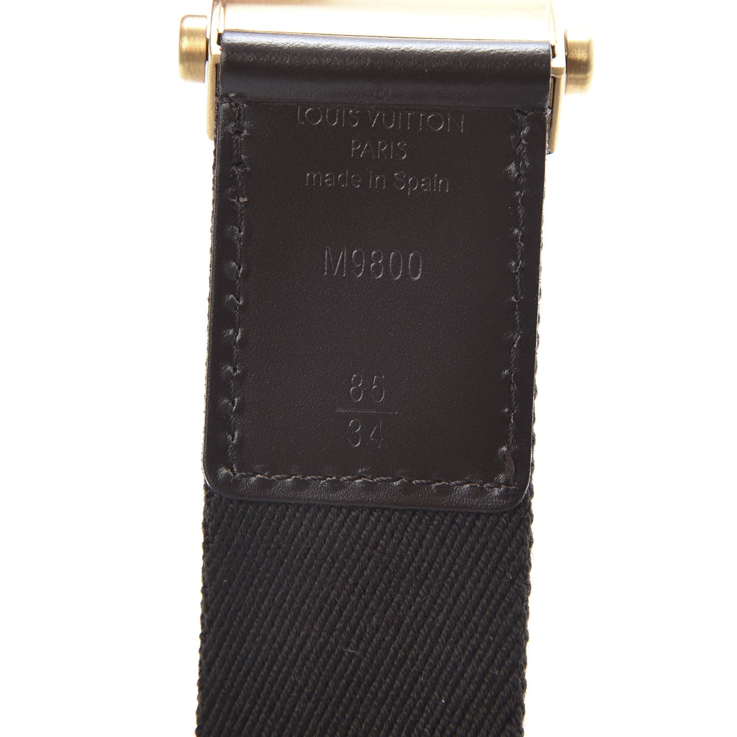 Canvas Ceinture Bengale Belt 85 34 Brown