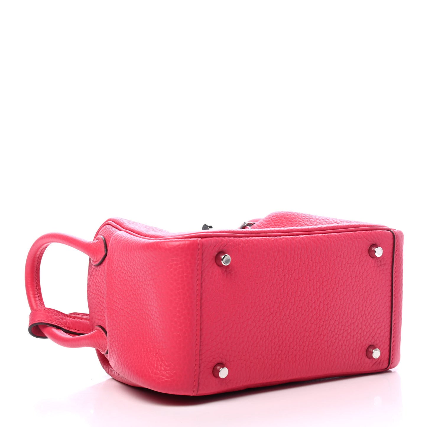 Taurillon Clemence Mini Lindy 20 Rose Extreme