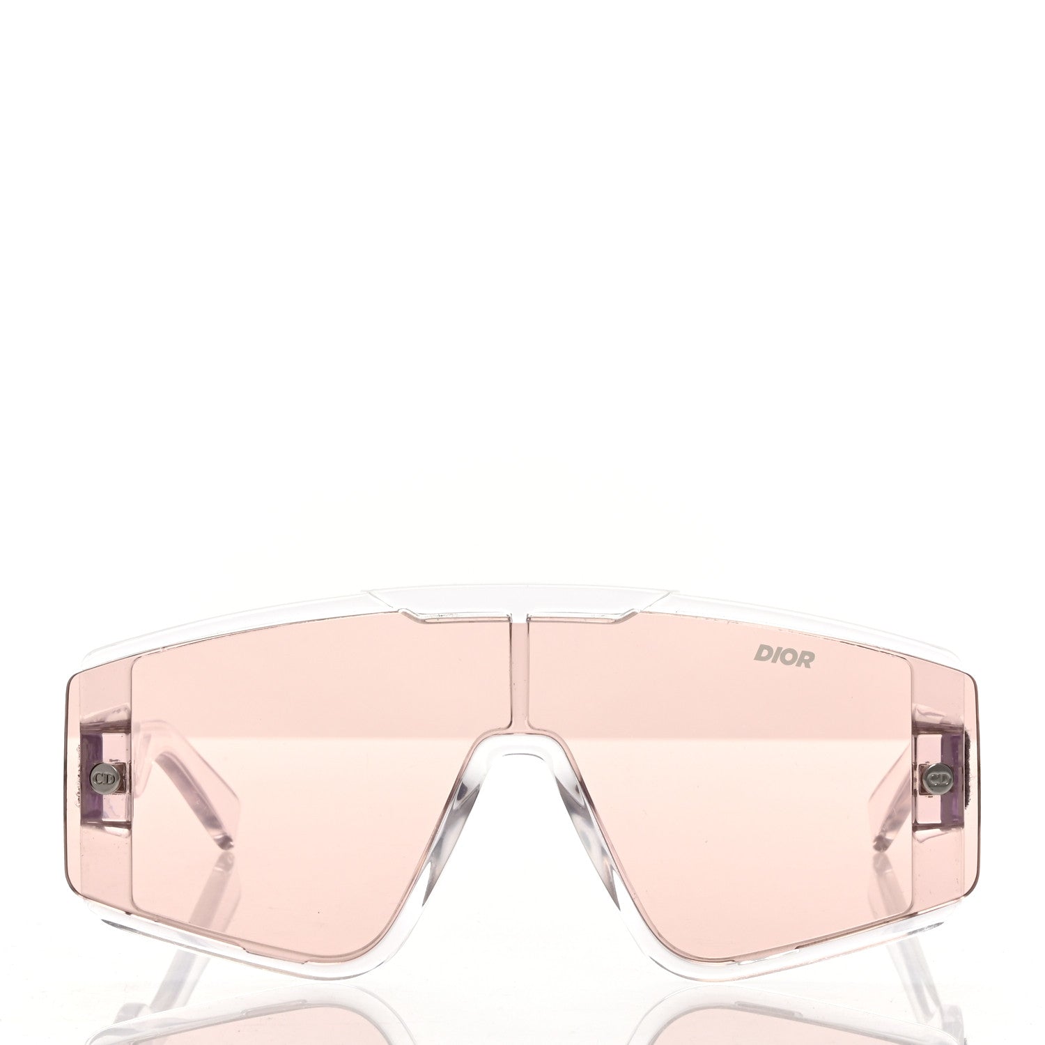 Christian Dior Acetate Diorxtrem MU Oblique Mask Sunglasses Crystal 3 of 9