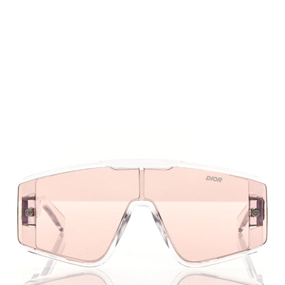 Christian Dior Acetate Diorxtrem MU Oblique Mask Sunglasses Crystal 3 of 9